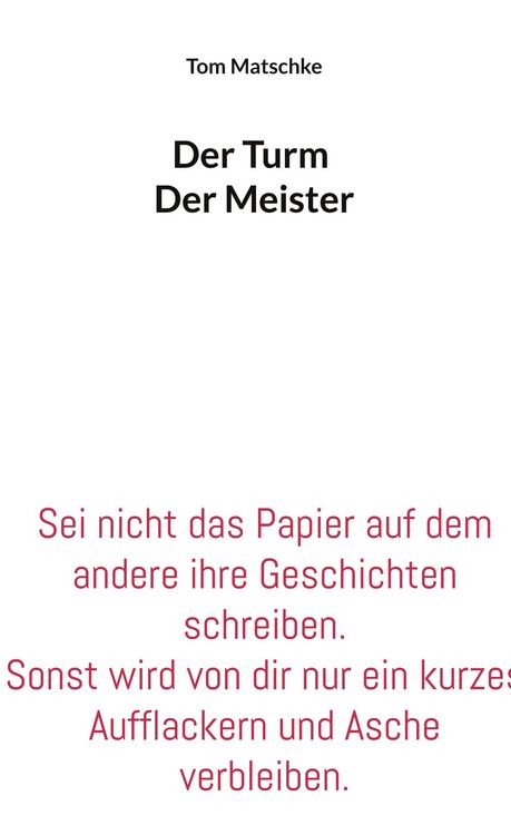 Produktbild: Der Turm und Der Meister
