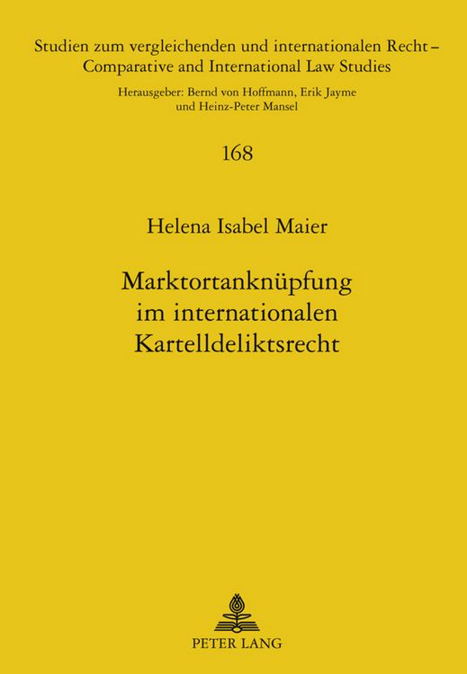 Produktbild: Marktortanknuepfung im internationalen Kartelldeliktsrecht