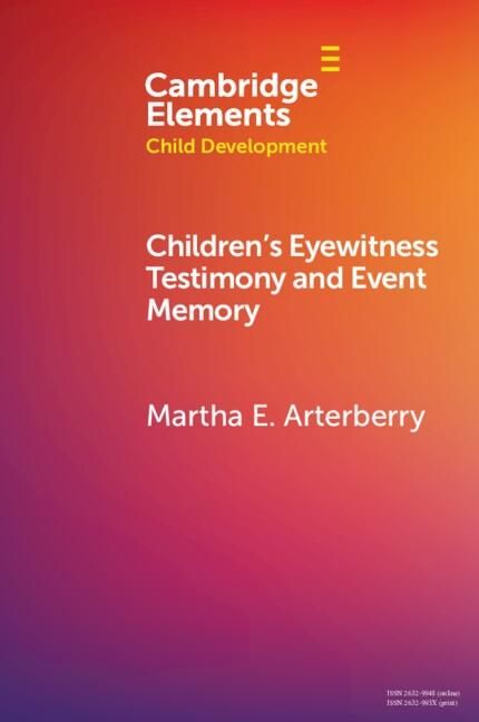 Produktbild: Children's Eyewitness Testimony and Event Memory