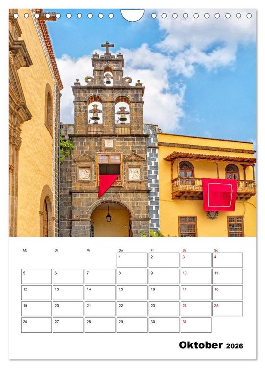 Produktbild: Wundersch&ouml;nes Reiseziel - La Laguna und La Orotava (Wandkalender 2026 DIN A4 hoch), CALVENDO Monatskalender