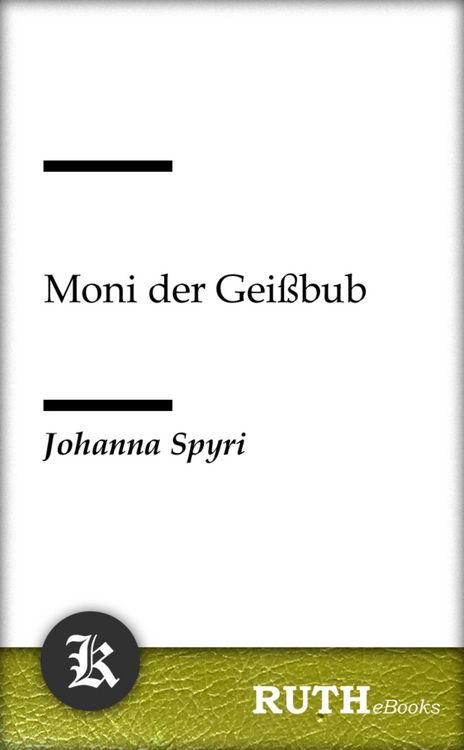 Produktbild: Moni der Gei&szlig;bub