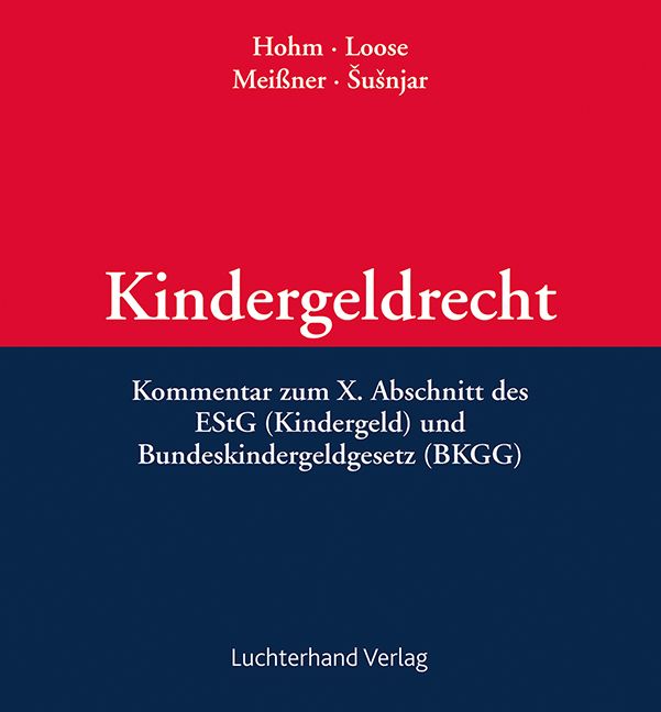 Produktbild: Kindergeldrecht