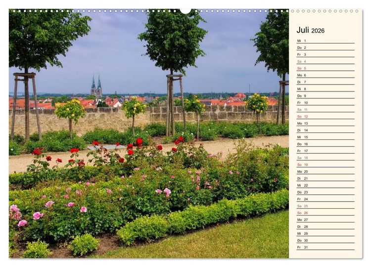 Produktbild: Quedlinburg - Welterbestadt im Harz (hochwertiger Premium Wandkalender 2026 DIN A2 quer), Kunstdruck in Hochglanz