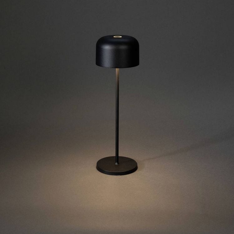 Produktbild: Konstsmide 7834-750 Lille LED-Akku-Tischlampe 3.5W Warmwei&szlig; Schwarz