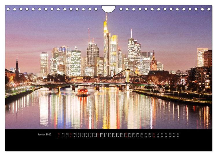 Produktbild: Frankfurt (Wandkalender 2026 DIN A4 quer), CALVENDO Monatskalender