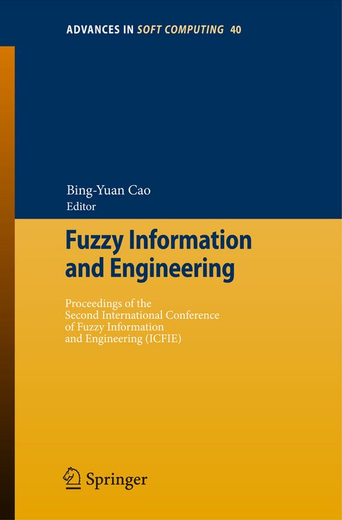 Produktbild: Fuzzy Information and Engineering