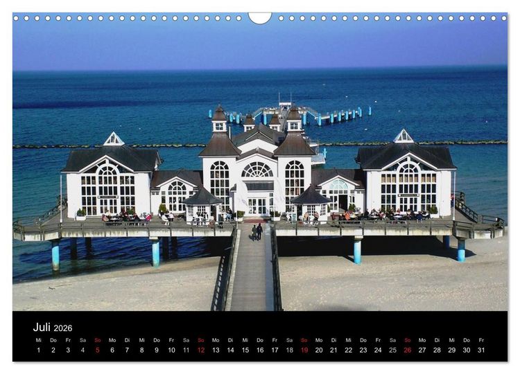 Produktbild: Die Ostsee - Ein Jahr am Meer (Wandkalender 2026 DIN A3 quer), CALVENDO Monatskalender
