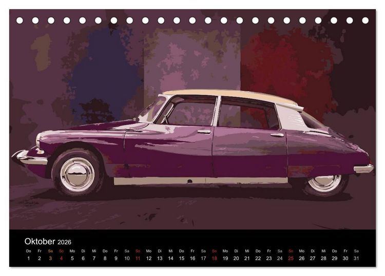 Produktbild: DIE GLORREICHEN ZW&Ouml;LF (Tischkalender 2026 DIN A5 quer), CALVENDO Monatskalender