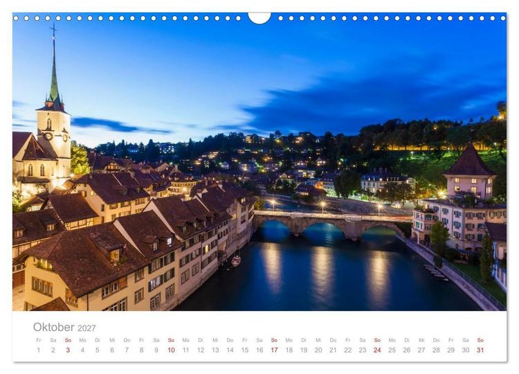 Produktbild: Reise durch die SCHWEIZ (Wandkalender 2027 DIN A3 quer), CALVENDO Monatskalender