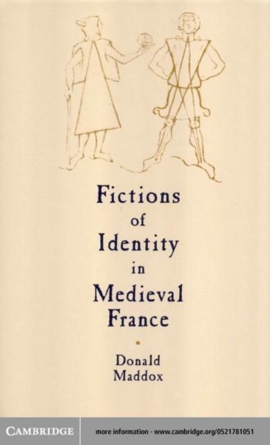 Produktbild: Fictions of Identity in Medieval France