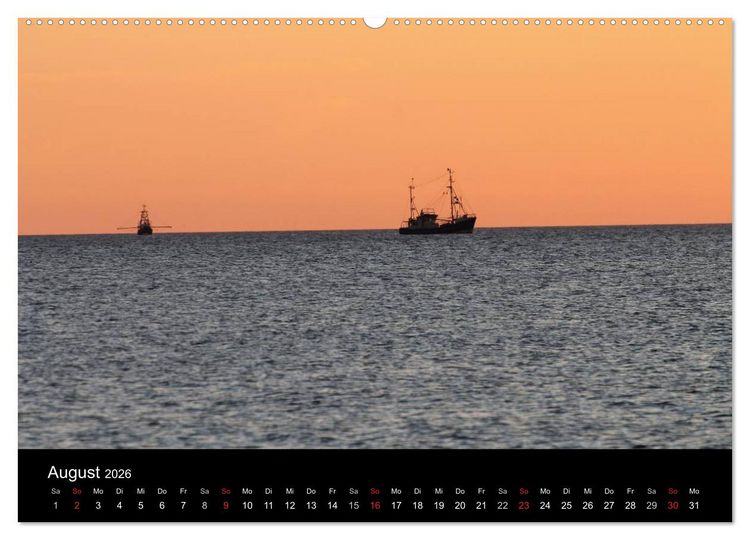 Produktbild: Sylt 2026 (hochwertiger Premium Wandkalender 2026 DIN A2 quer), Kunstdruck in Hochglanz