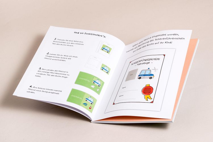 Produktbild: Mein kunterbuntes Ausschneidebuch - Fahrzeuge. Schneiden, kleben, malen ab 3 Jahren. Mit Scherenf&uuml;hrerschein