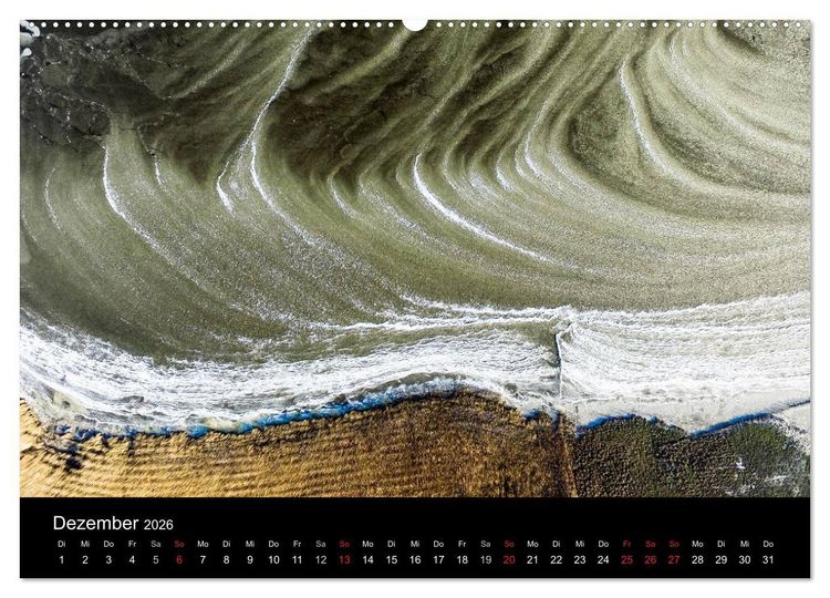 Produktbild: Luftaufnahmen - Faszinierendes Nordfriesland (Wandkalender 2026 DIN A2 quer), CALVENDO Monatskalender