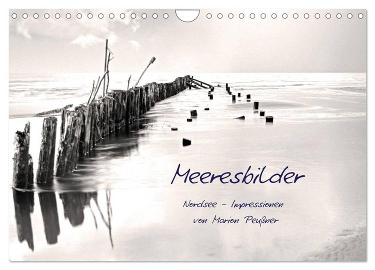 Produktbild: Meeresbilder - Nordsee-Impressionen (Wandkalender 2026 DIN A4 quer), CALVENDO Monatskalender
