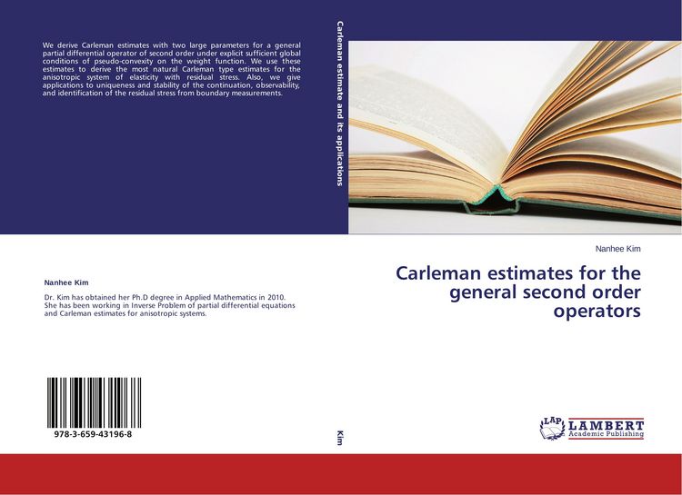 Produktbild: Carleman estimates for the general second order operators