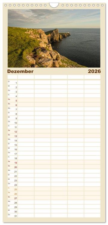 Produktbild: Familienplaner 2026 - Isle of Skye - Schottlands Inseln mit 5 Spalten (Wandkalender, 21 x 45 cm) CALVENDO