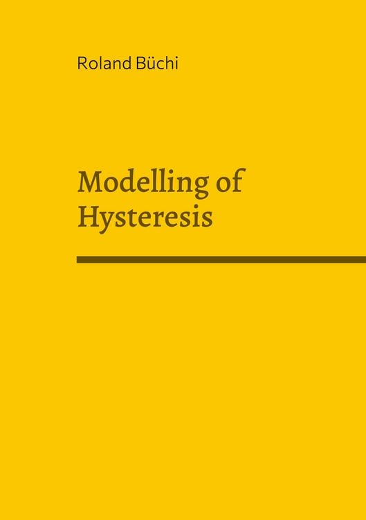 Produktbild: Modelling of Hysteresis