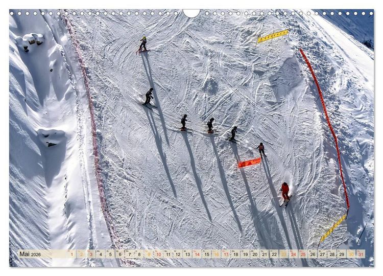 Produktbild: Skifahren - so sch&ouml;n (Wandkalender 2026 DIN A3 quer), CALVENDO Monatskalender