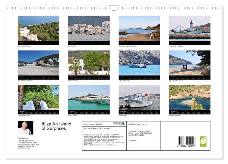 Produktbild: Ibiza An Island of Surprises (Wall Calendar 2027 DIN A3 landscape), CALVENDO 12 Month Wall Calendar