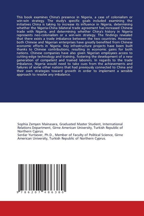 Produktbild: CHINA'S PRESENCE IN NIGERIA