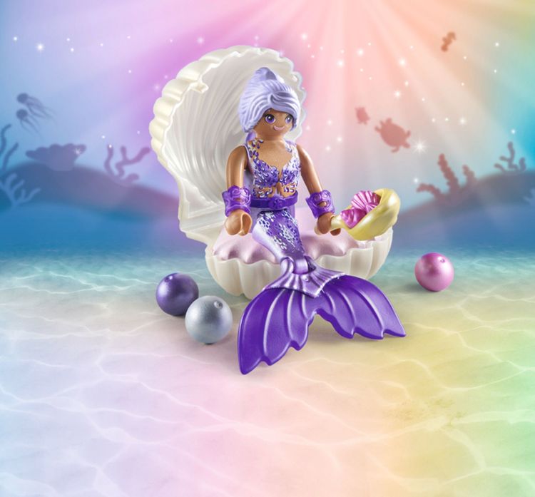PLAYMOBIL 71502 - Princess Magic - Meerjungfrau mit Perlmuschel