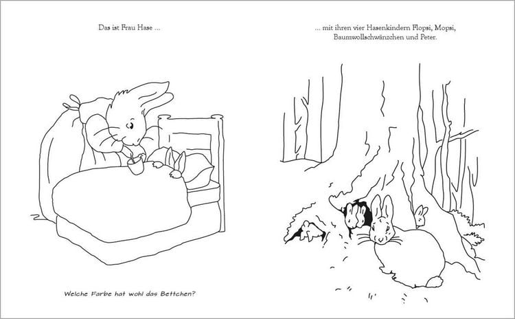 Produktbild: Das gro&szlig;e Peter Hase Ausmalbuch