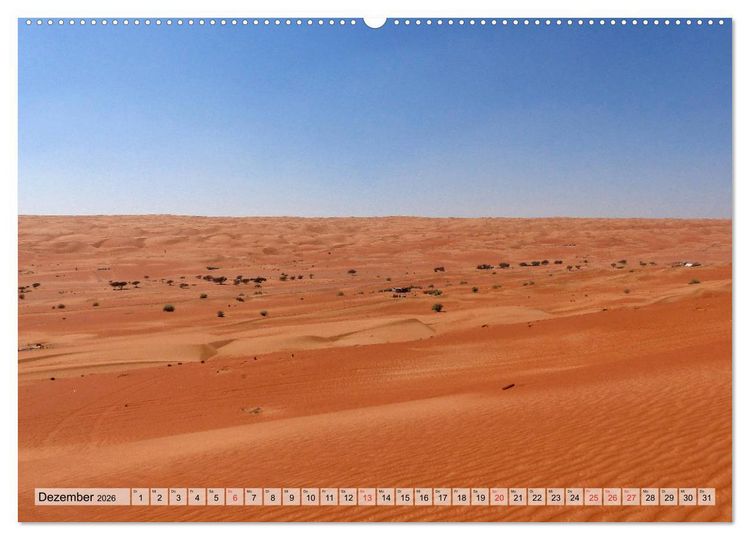 Produktbild: Oman - Zauberhafte Landschaften (Wandkalender 2026 DIN A2 quer), CALVENDO Monatskalender