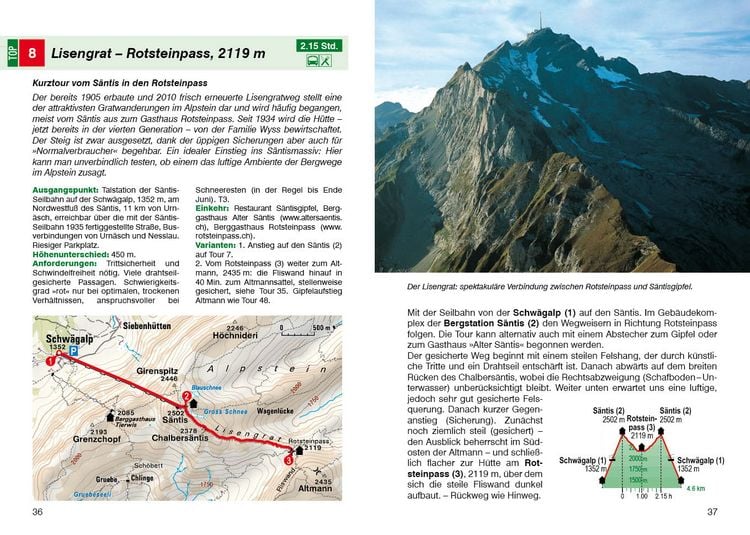 Produktbild: ROTHER Wanderf&uuml;hrer Appenzellerland