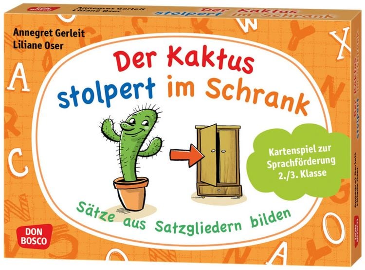 Bild vom Artikel Der Kaktus stolpert im Schrank. Sätze aus Satzgliedern bilden vom Autor Annegret Gerleit