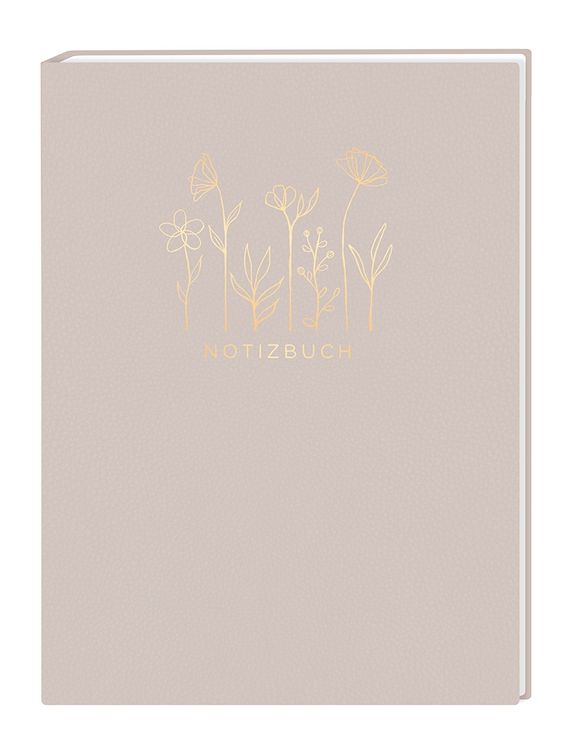 Produktbild: Notizbuch Softcover Schreibkram Manufaktur Flowers