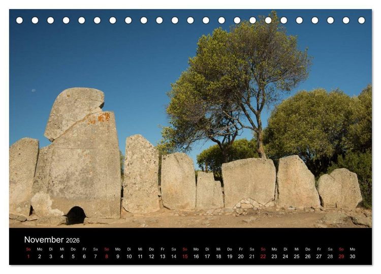 Produktbild: Sardinien - die sch&ouml;nsten Emotionen der Insel (Tischkalender 2026 DIN A5 quer), CALVENDO Monatskalender