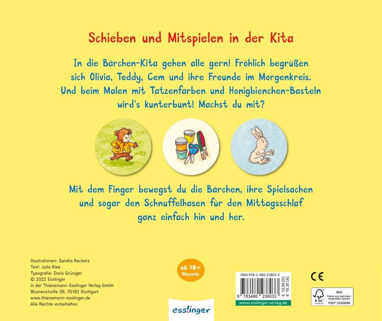 Produktbild: Meine Schiebebahn-Pappe: Komm mit in die Kita