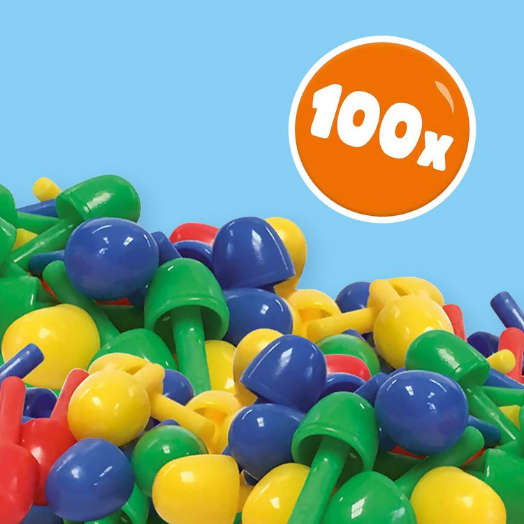 Produktbild: SES CREATIVE Steckspiel Mosaik-Set 100 Steine