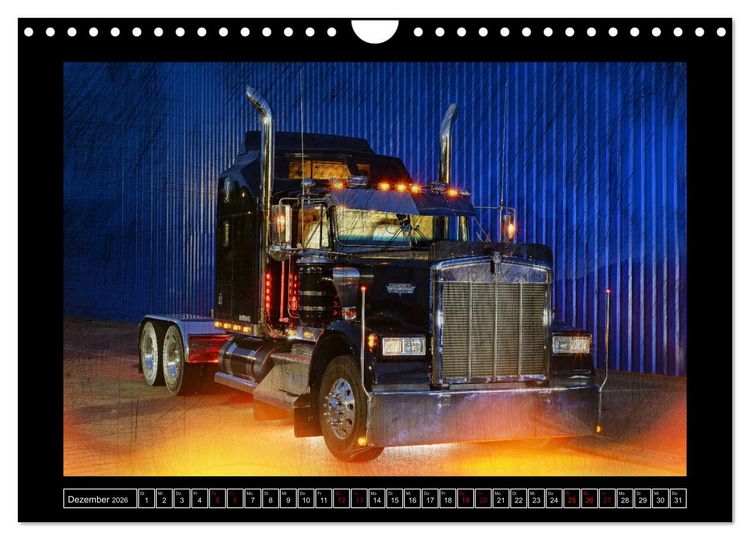 Produktbild: Kenworth W900 PHOTOART (Wandkalender 2026 DIN A4 quer), CALVENDO Monatskalender