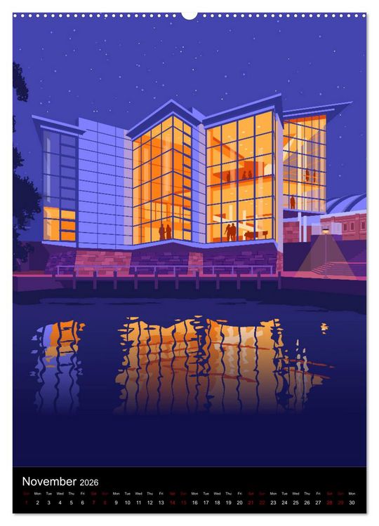 Produktbild: Manchester, Homage to a Great City. (High Quality Premium Wall Calendar 2026 DIN A2 portrait),CALVENDO 12 Month Wall Calendar