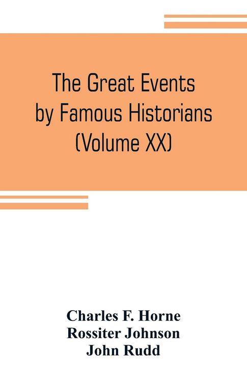 Produktbild: The great events by famous historians (Volume XX)