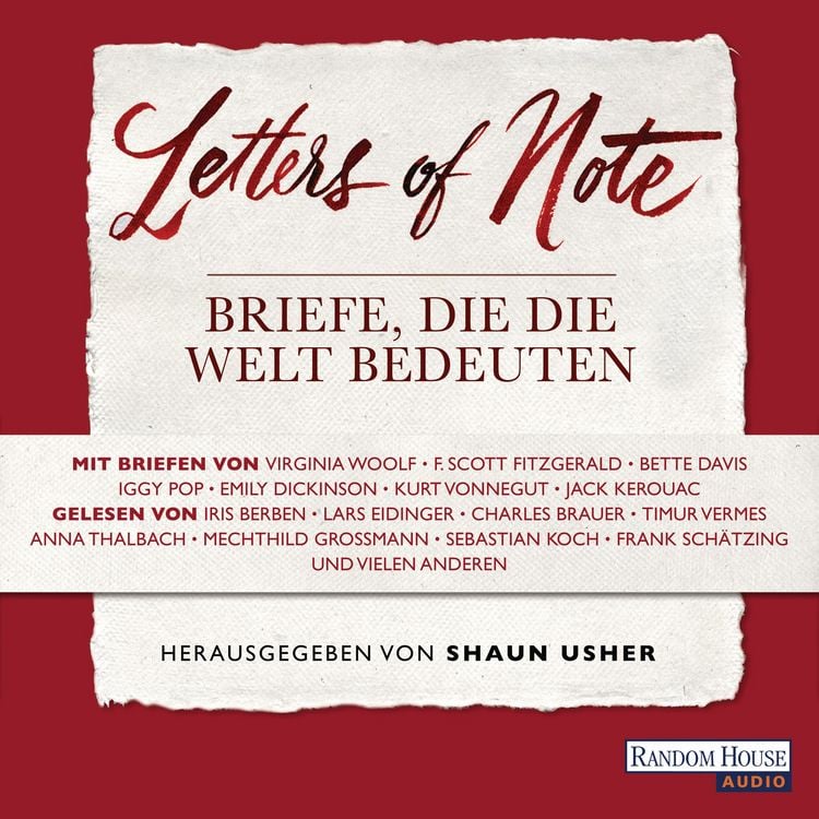 Produktbild: Letters of Note - Briefe, die die Welt bedeuten