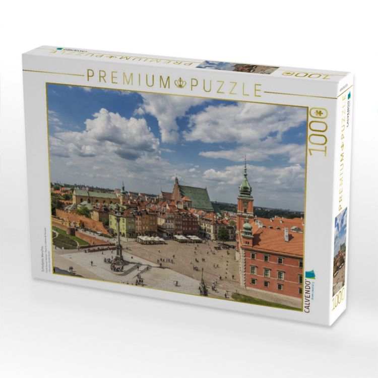 Produktbild: CALVENDO Puzzle Schlo&szlig;platz Warschau | 1000 Teile Lege-Gr&ouml;&szlig;e 64x48cm Foto-Puzzle f&uuml;r gl&uuml;ckliche Stunden