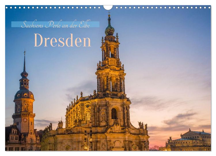 Produktbild: Dresden - Sachsens Perle an der Elbe (Wandkalender 2026 DIN A3 quer), CALVENDO Monatskalender