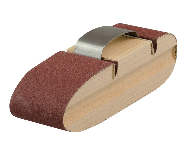 Produktbild: PEBARO L195 - Gro&szlig;er Schleifklotz, Vollholz Buche, Schmirgelpapier auswechselbar, 150 mm