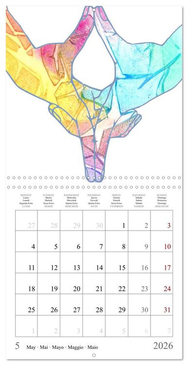 Produktbild: Your personalised yoga planner (Wall Calendar 2026 12 &times; 12 Inch) CALVENDO 12 Month Wall Calendar