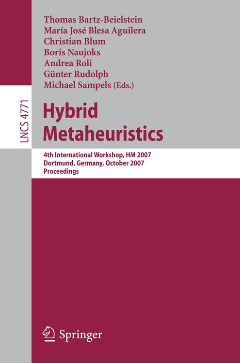 Produktbild: Hybrid Metaheuristics