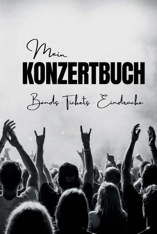 Produktbild: Mein Konzertbuch - Bands, Ticket, Eindr&uuml;cke | Konzerttagebuch A5 | Platz f&uuml;r 48 Konzerte | Konzert&uuml;bersicht & Jahresr&uuml;ckblicke
