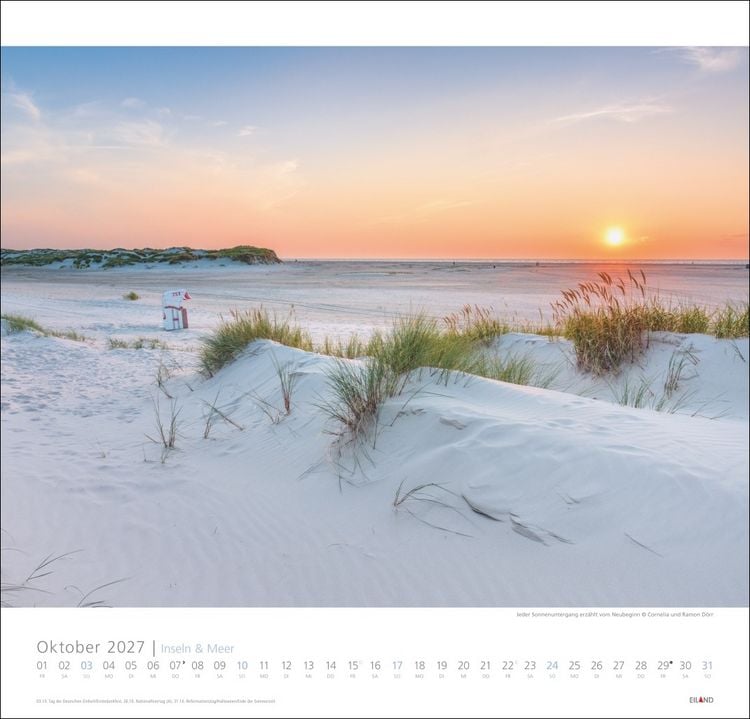 Produktbild: Inseln und Meer Edition Kalender 2027