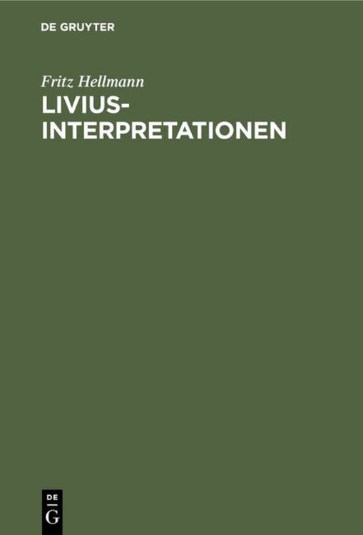 Produktbild: Livius-Interpretationen