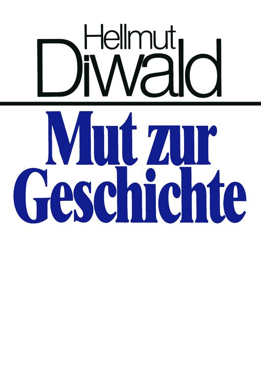 Produktbild: Mut zur Geschichte