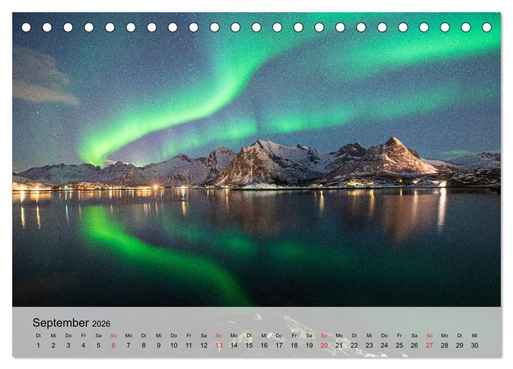 Produktbild: Skandinavischer Traum (Tischkalender 2026 DIN A5 quer), CALVENDO Monatskalender