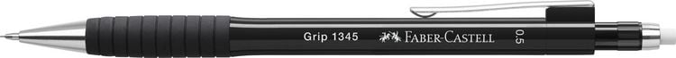 Produktbild: Faber-Castell Druckbleistift GRIP 1345 0,5 mm schwarz metallic