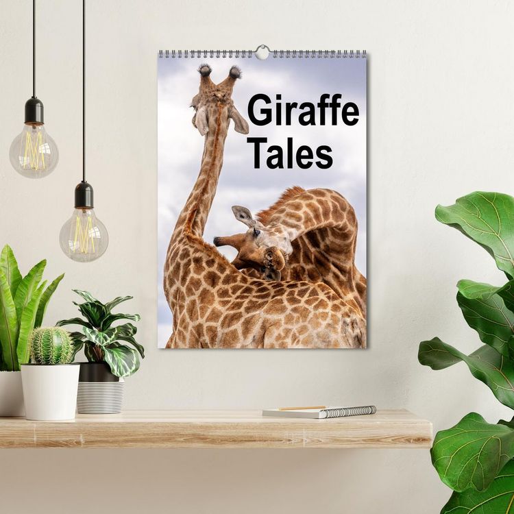 Produktbild: Giraffe Tales (Wall Calendar 2026 DIN A3 portrait), CALVENDO 12 Month Wall Calendar