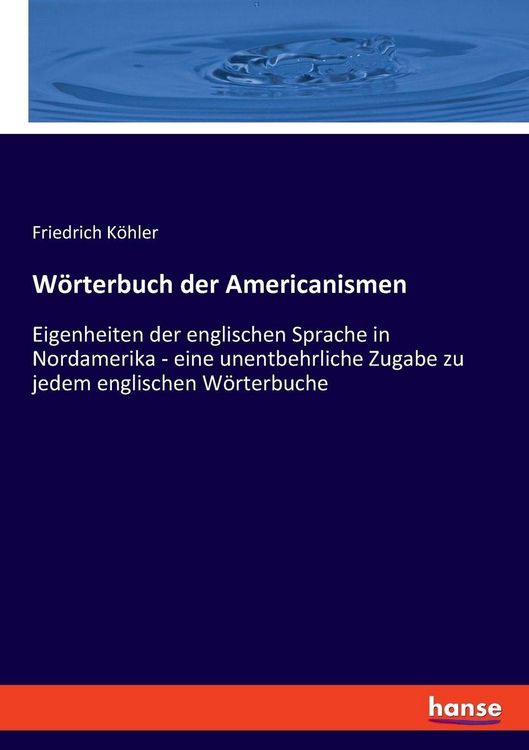 Produktbild: W&ouml;rterbuch der Americanismen